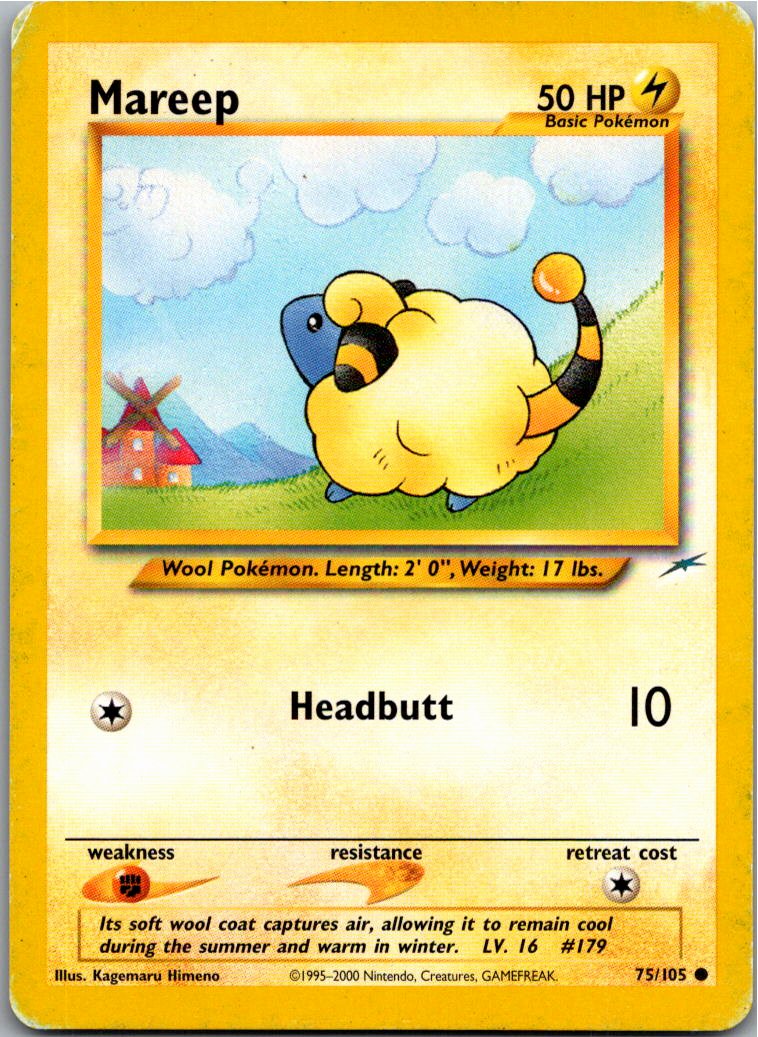 Mareep Voltilamm 75/105 Neo Destiny – Vorderseite