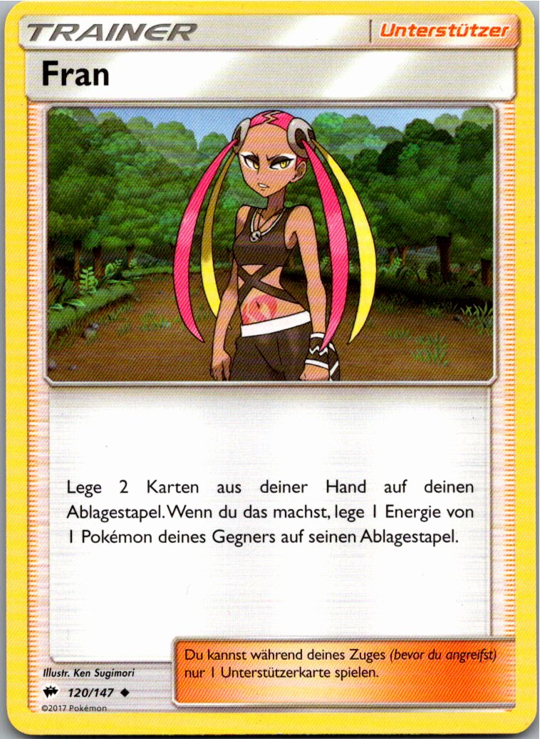 Fran 120/147 Nacht in Flammen – Vorderseite