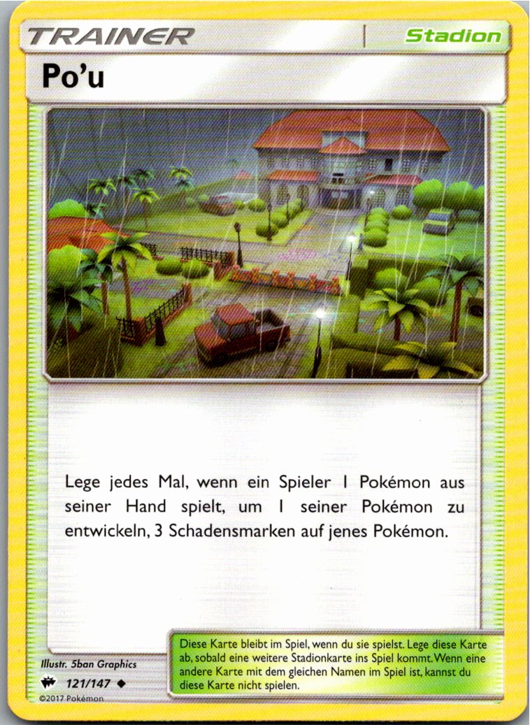Po'u 121/147 Nacht in Flammen – Vorderseite