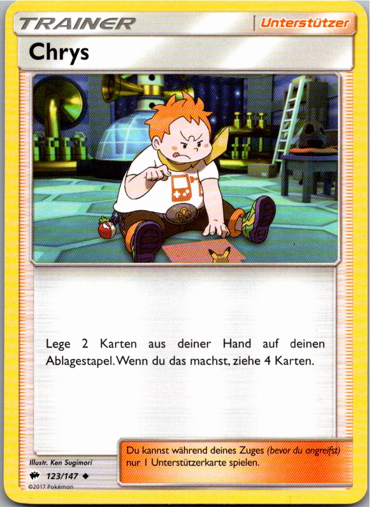 Chrys 123/147 Nacht in Flammen – Vorderseite