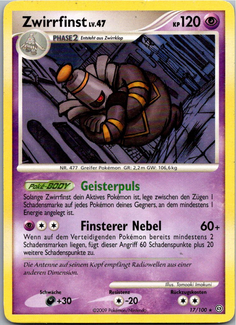 Zwirrfinst 17/100 Sturmtief – Vorderseite