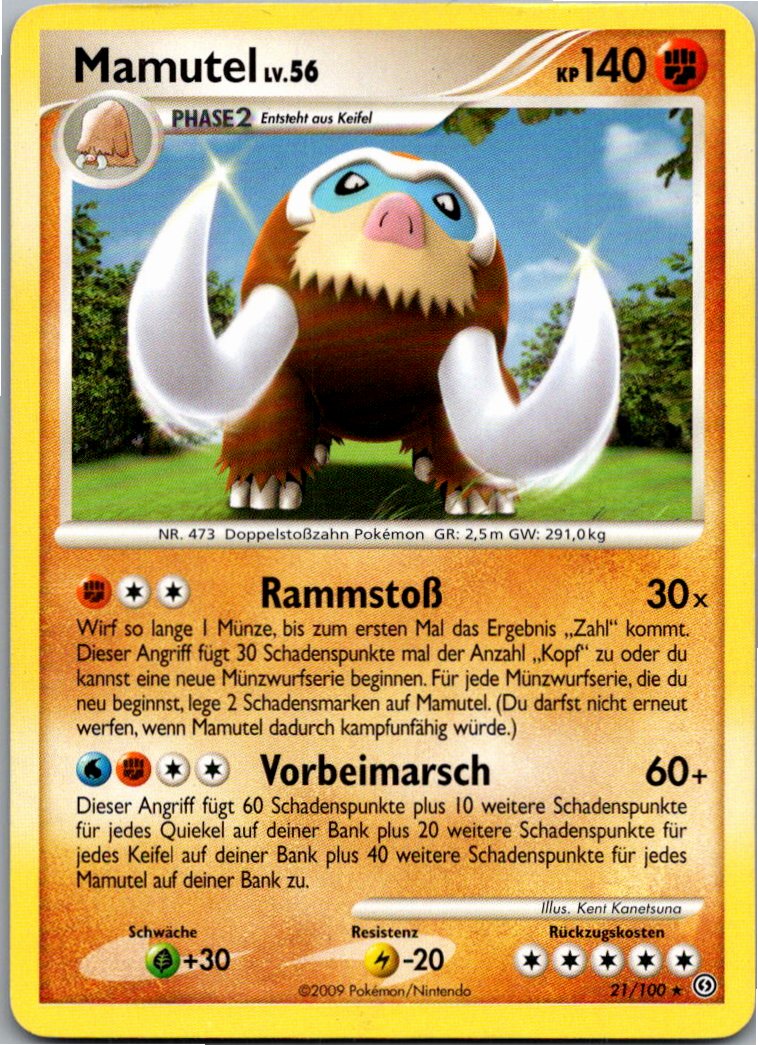 Mamutel 21/100 Sturmtief – Vorderseite