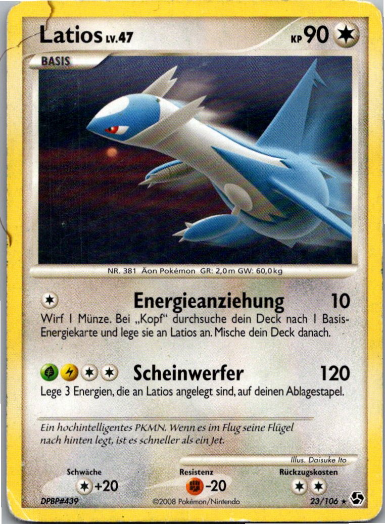 Latios 23/106 Epische Begegnungen – Vorderseite