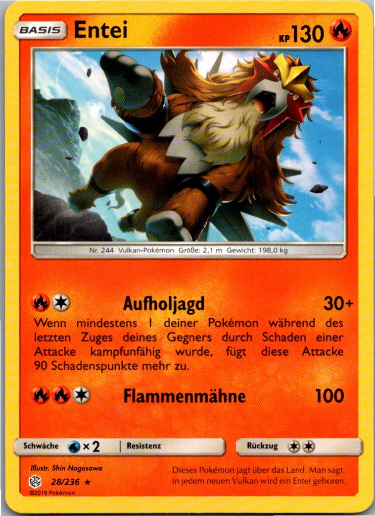 Entei 28/236 Welten im Wandel – Vorderseite