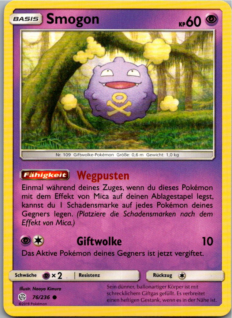 Smogon 76/236 Welten im Wandel – Vorderseite