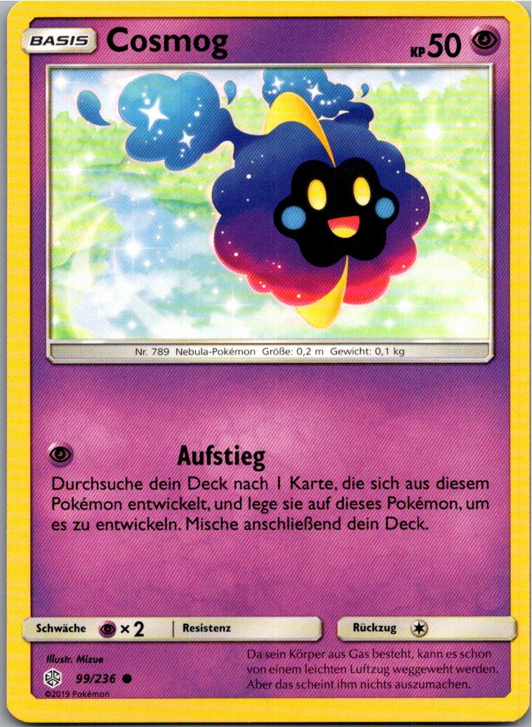 Cosmog 99/236 Welten im Wandel – Vorderseite
