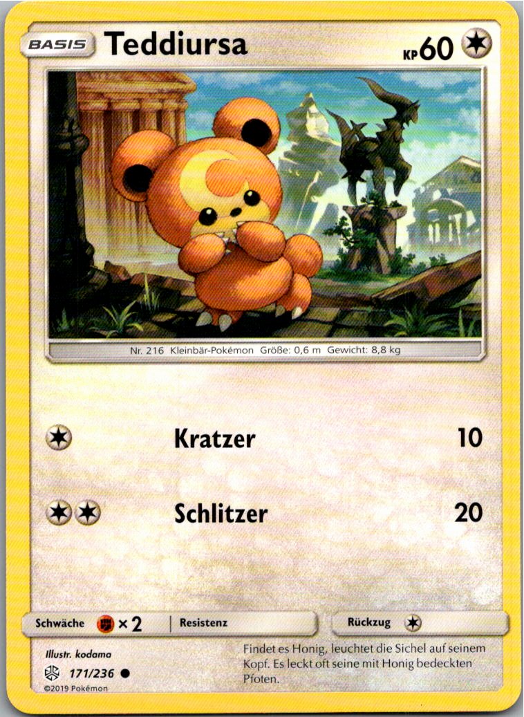 Teddiursa 171/236 Welten im Wandel – Vorderseite