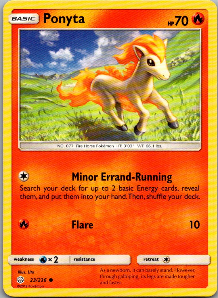 Ponyta Ponita 23/236 Welten im Wandel – Vorderseite