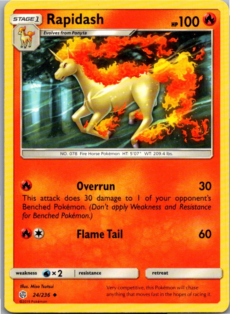 Rapidash Gallopa 24/236 Welten im Wandel – Vorderseite