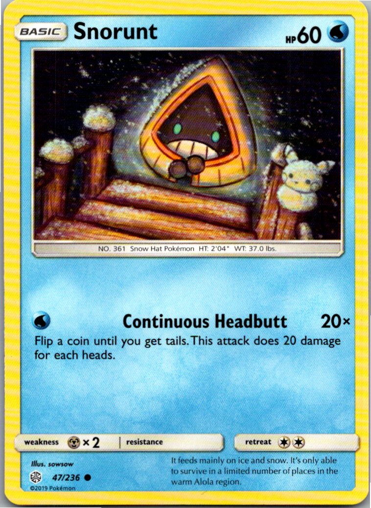 Snorunt Schneppke 47/236 Welten im Wandel – Vorderseite