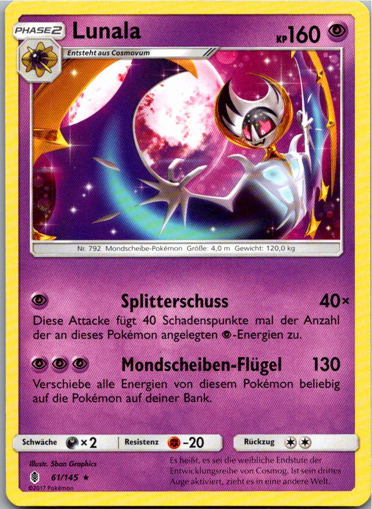 Lunala 61/145 Stunde der Wächter – Vorderseite