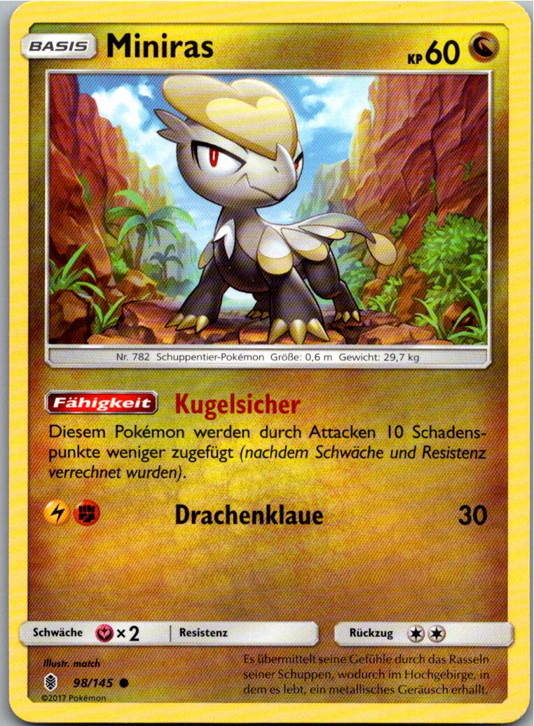 Miniras 98/145 Stunde der Wächter – Vorderseite