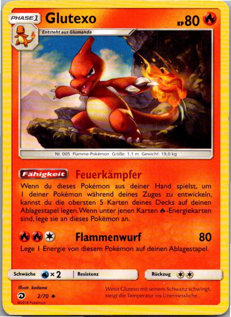 Glutexo 2/70 Majestät Der Drachen – Vorderseite