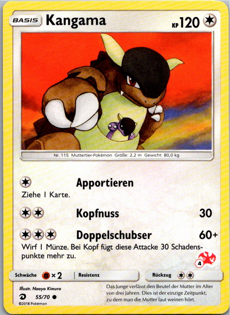 Kangama 55/70 Majestät Der Drachen – Vorderseite