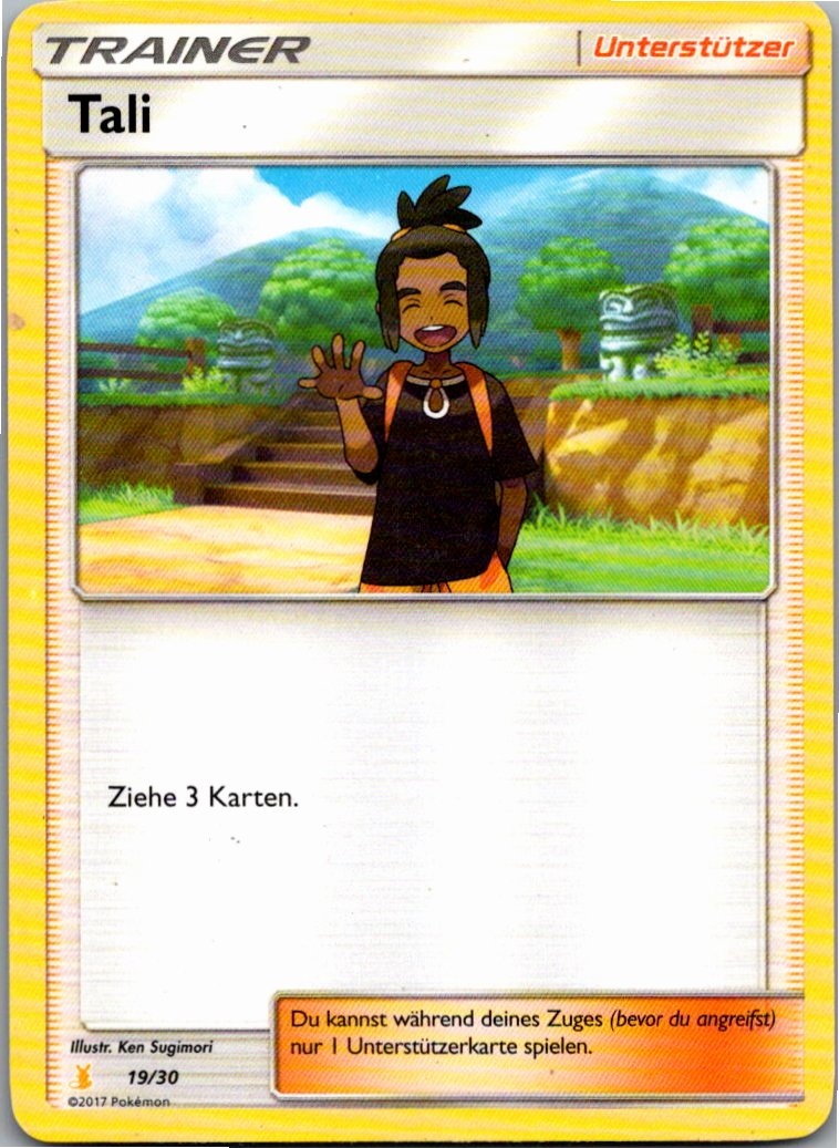 Tali 19/30 SM trainer Kit (Lycanroc) – Vorderseite