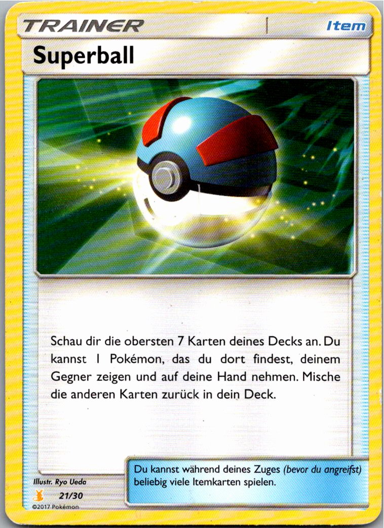 Superball 21/30 SM trainer Kit (Alolan Raichu) – Vorderseite