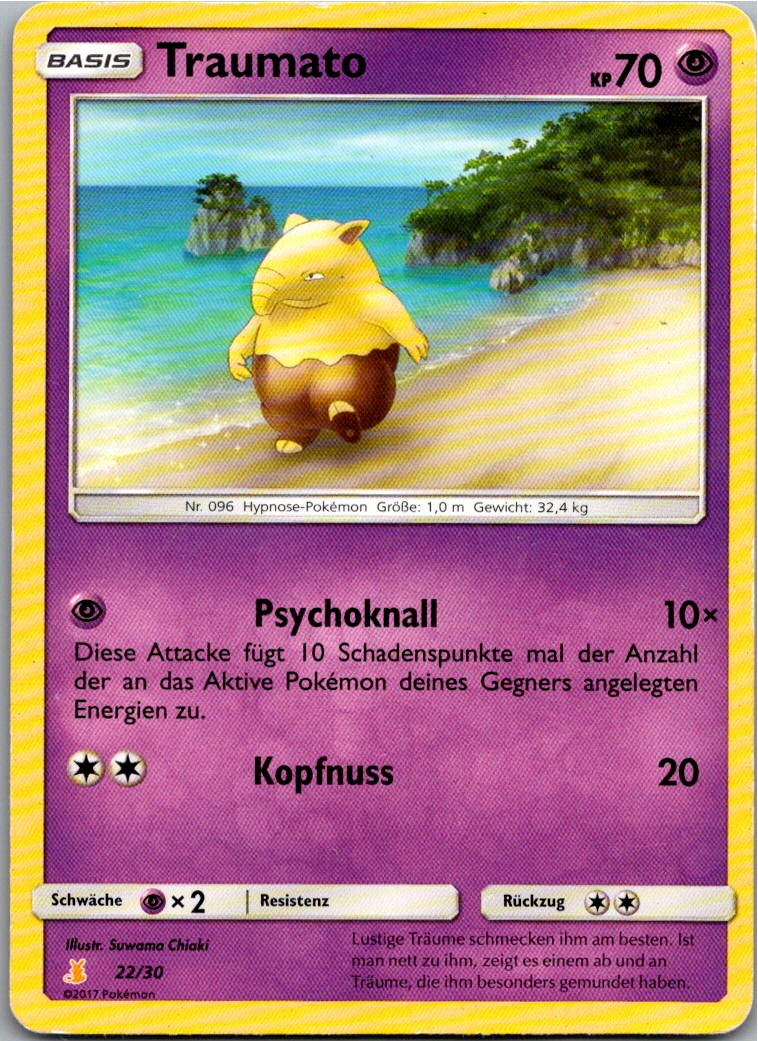 Traumato 22/30 SM trainer Kit (Alolan Raichu) – Vorderseite