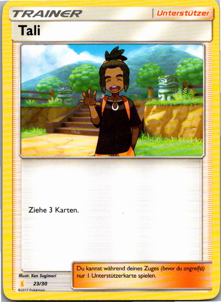 Tali 23/30 SM trainer Kit (Alolan Raichu) – Vorderseite