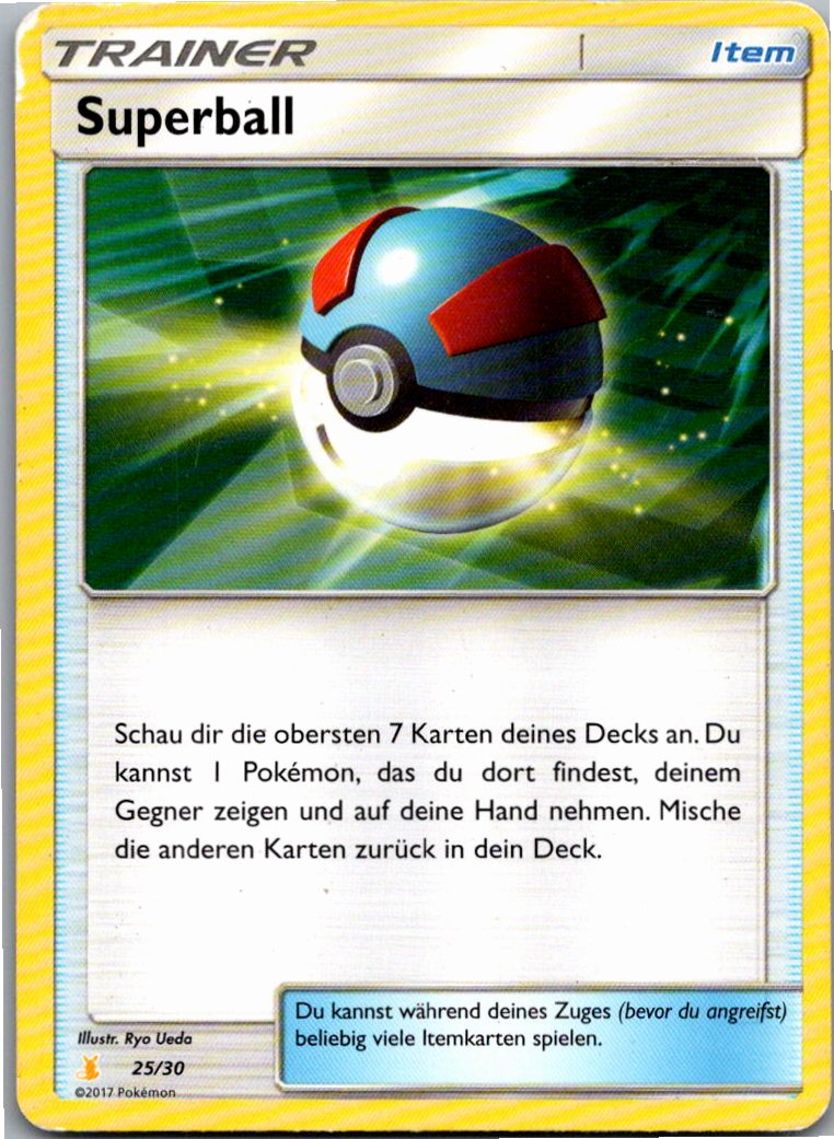 Superball 25/30 SM trainer Kit (Alolan Raichu) – Vorderseite