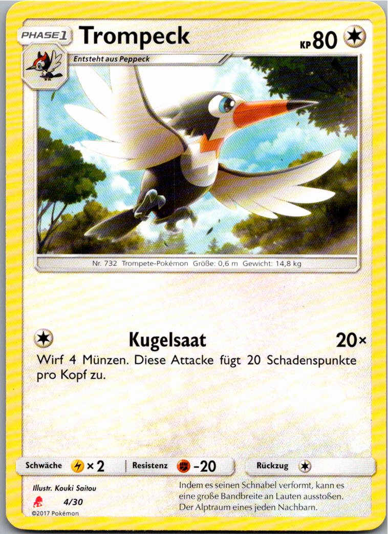 Trompeck 4/30 SM trainer Kit (Lycanroc) – Vorderseite