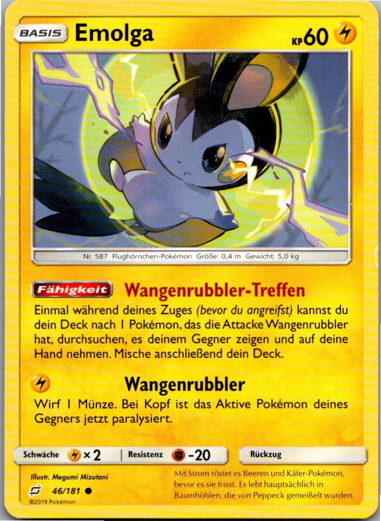 Emolga 46/181 Teams Sind Trumpf – Vorderseite