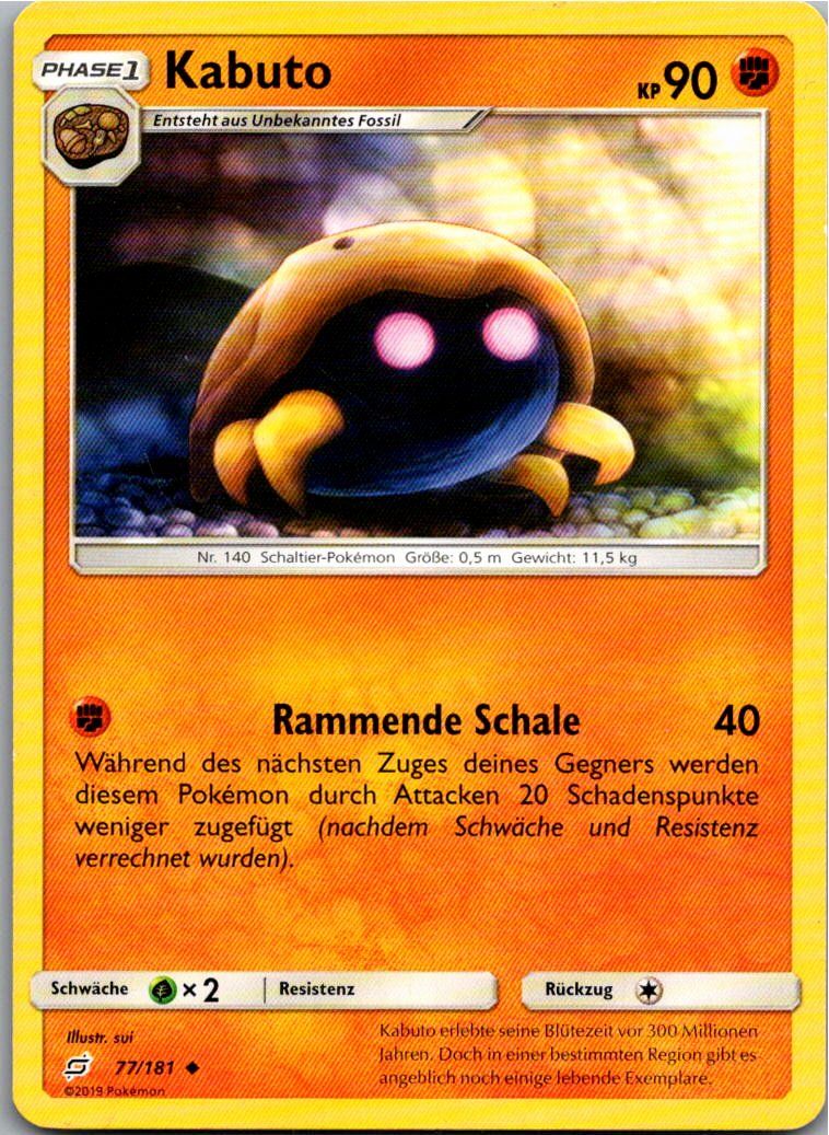 Kabuto 77/181 Teams Sind Trumpf – Vorderseite