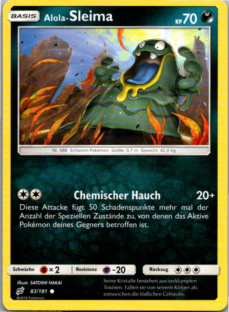 Alola-Sleima 83/181 Teams Sind Trumpf – Vorderseite
