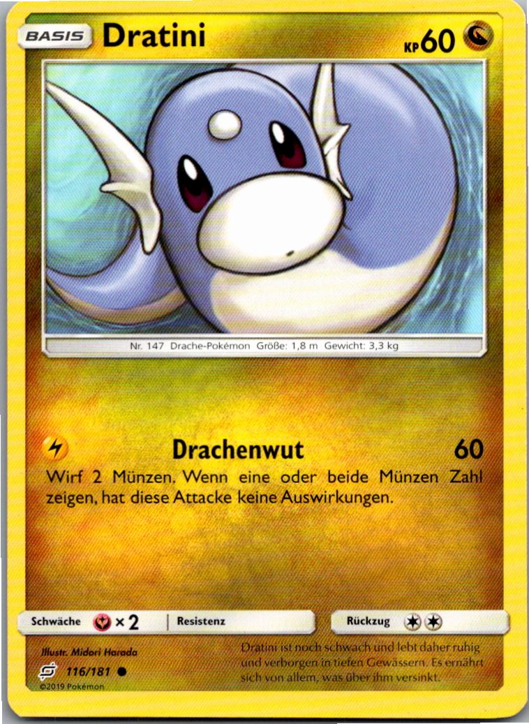 Dratini 116/181 Teams Sind Trumpf – Vorderseite