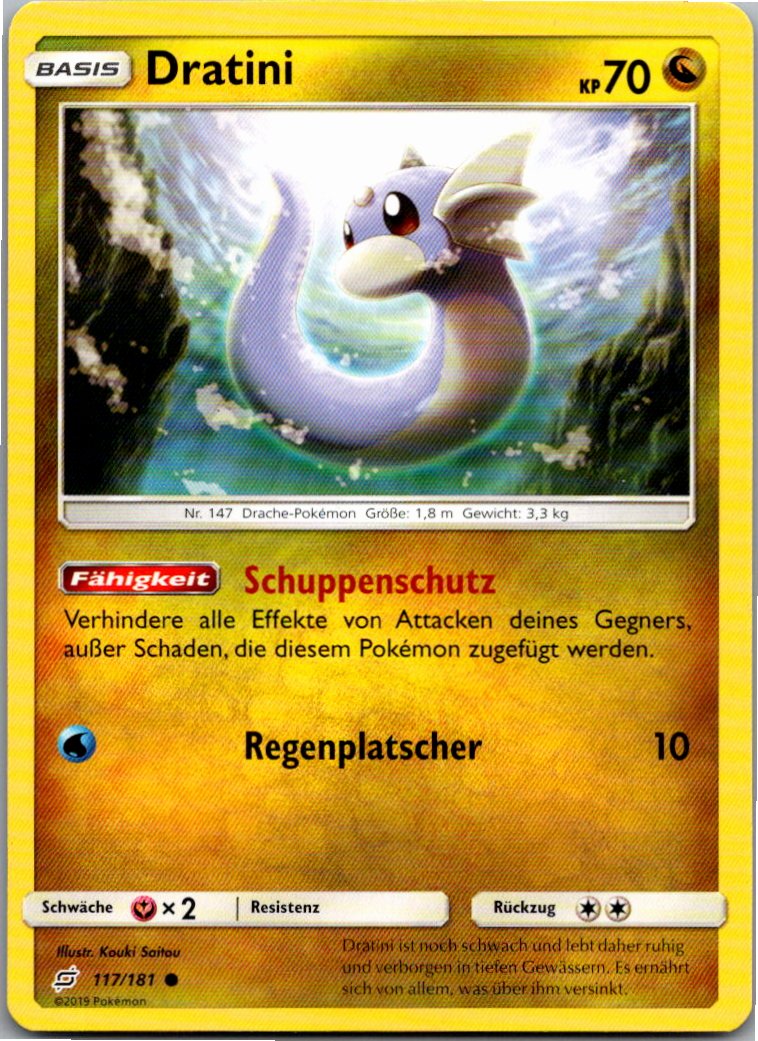 Dratini 117/181 Teams Sind Trumpf – Vorderseite