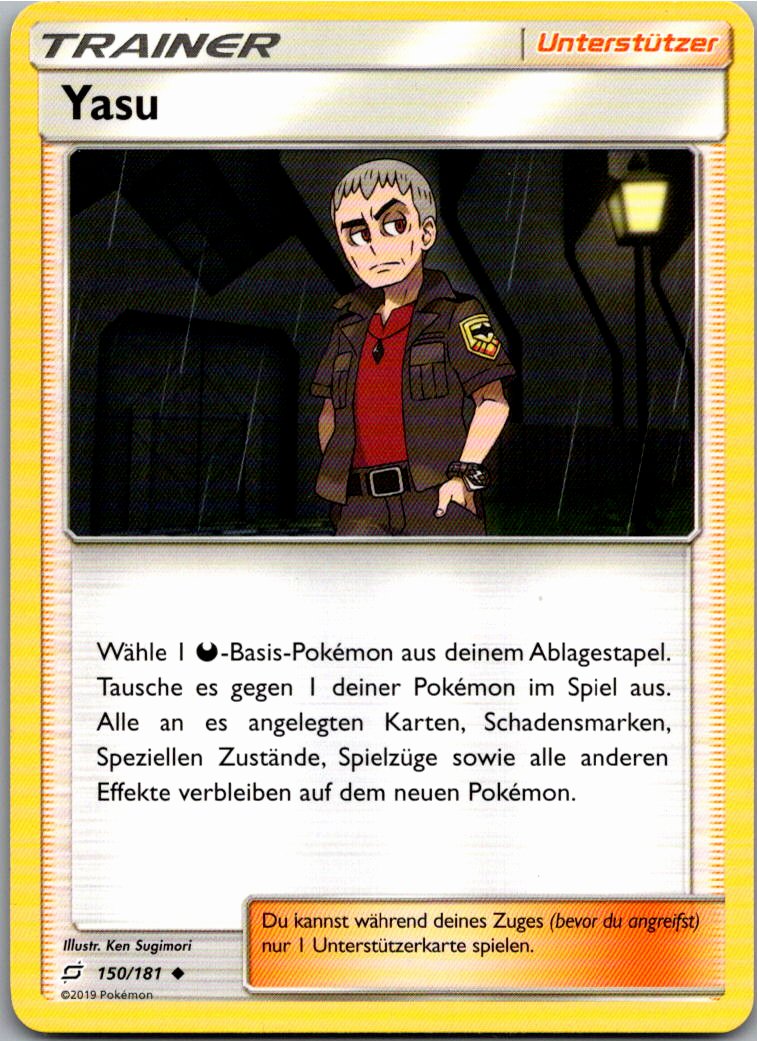 Yasu 150/181 Teams Sind Trumpf – Vorderseite