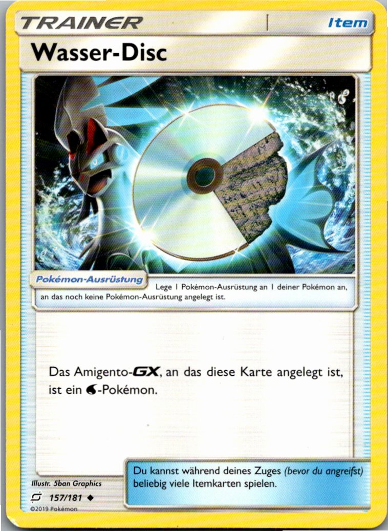 Wasser-Disc 157/181 Teams Sind Trumpf – Vorderseite
