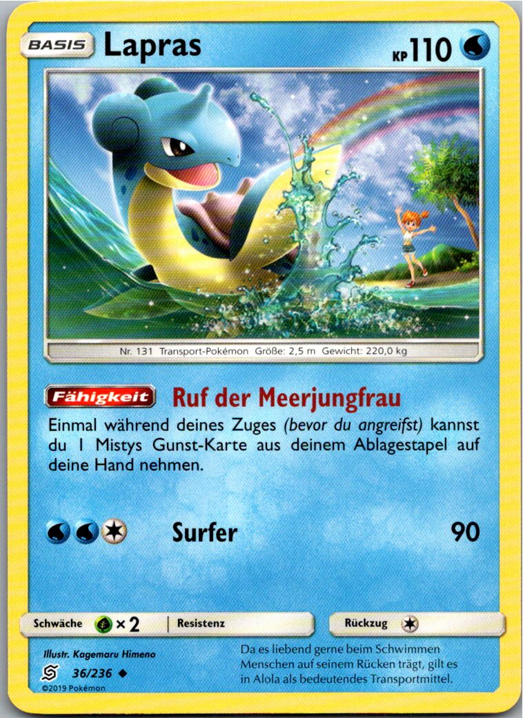 Lapras 36/236 Bund der Gleichgesinnten – Vorderseite