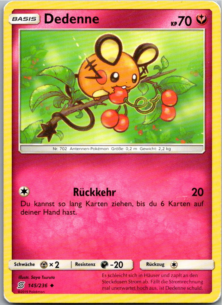 Dedenne 145/236 Bund der Gleichgesinnten – Vorderseite