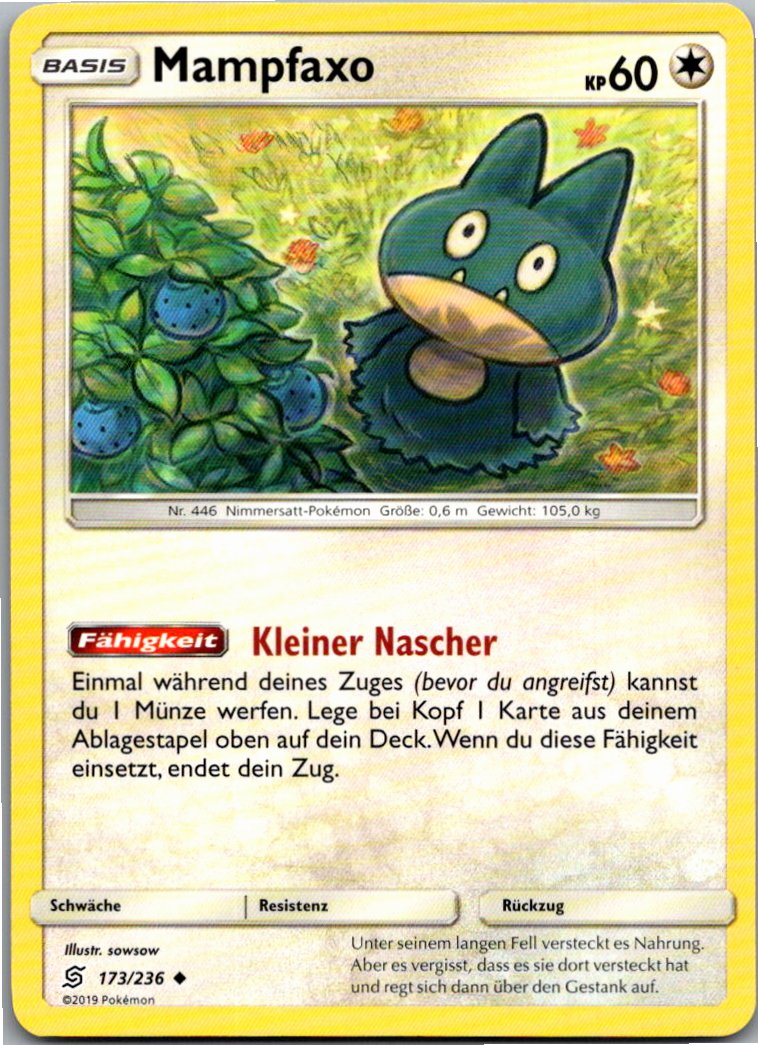 Mampfaxo 173/236 Bund der Gleichgesinnten – Vorderseite
