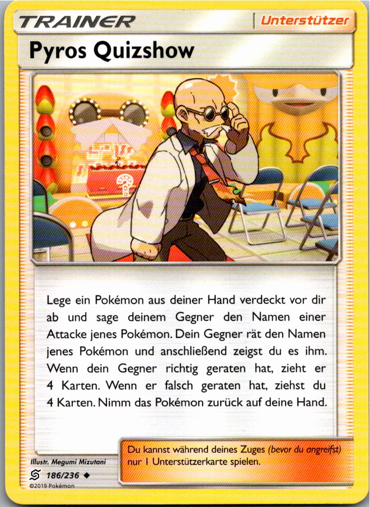 Pyros Quizshow 186/236 Bund der Gleichgesinnten – Vorderseite