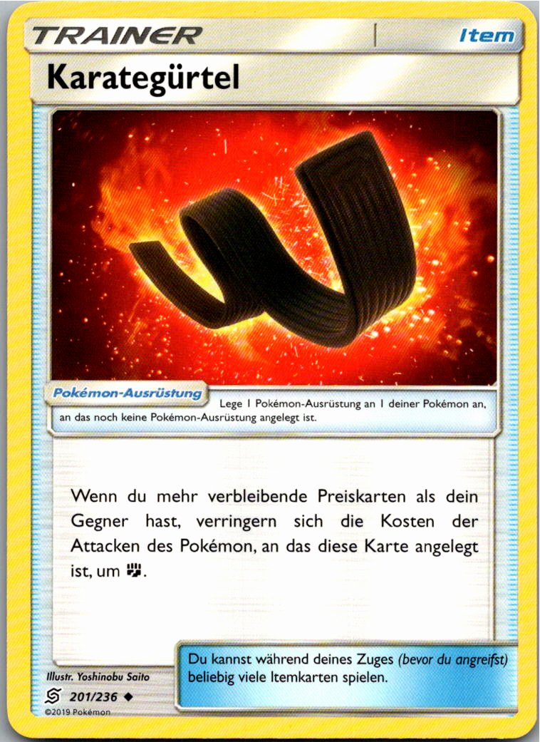 Karategürtel 201/236 Bund der Gleichgesinnten – Vorderseite