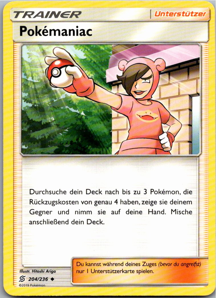 Pokemaniac 204/236 Bund der Gleichgesinnten – Vorderseite
