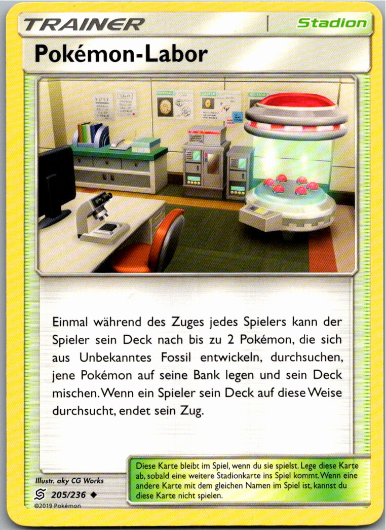 Pokémon-Labor 205/236 Bund der Gleichgesinnten – Vorderseite