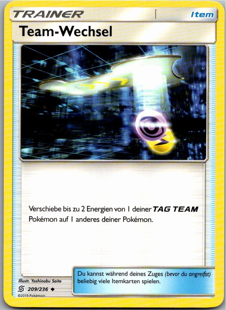 Team-Wechsel 209/236 Bund der Gleichgesinnten – Vorderseite