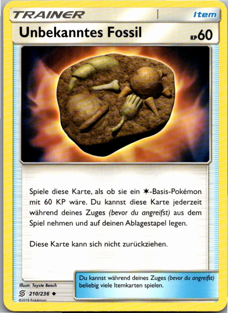 Unbekanntes Fossil 210/236 Bund der Gleichgesinnten – Vorderseite