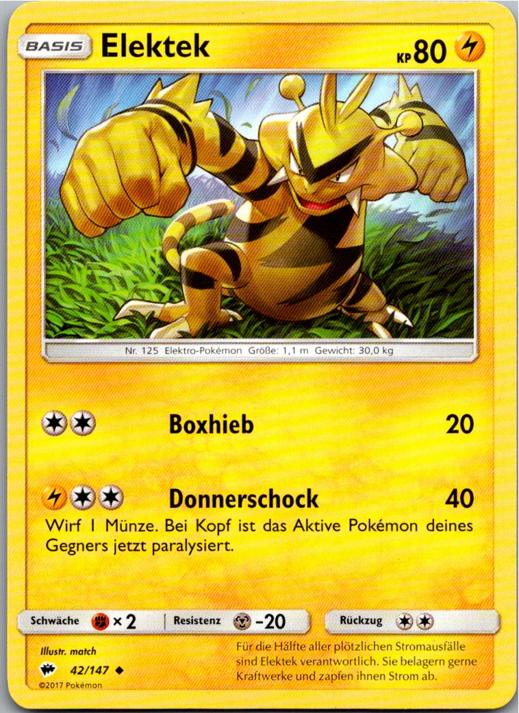 Elektek 42/147 Nacht in Flammen – Vorderseite