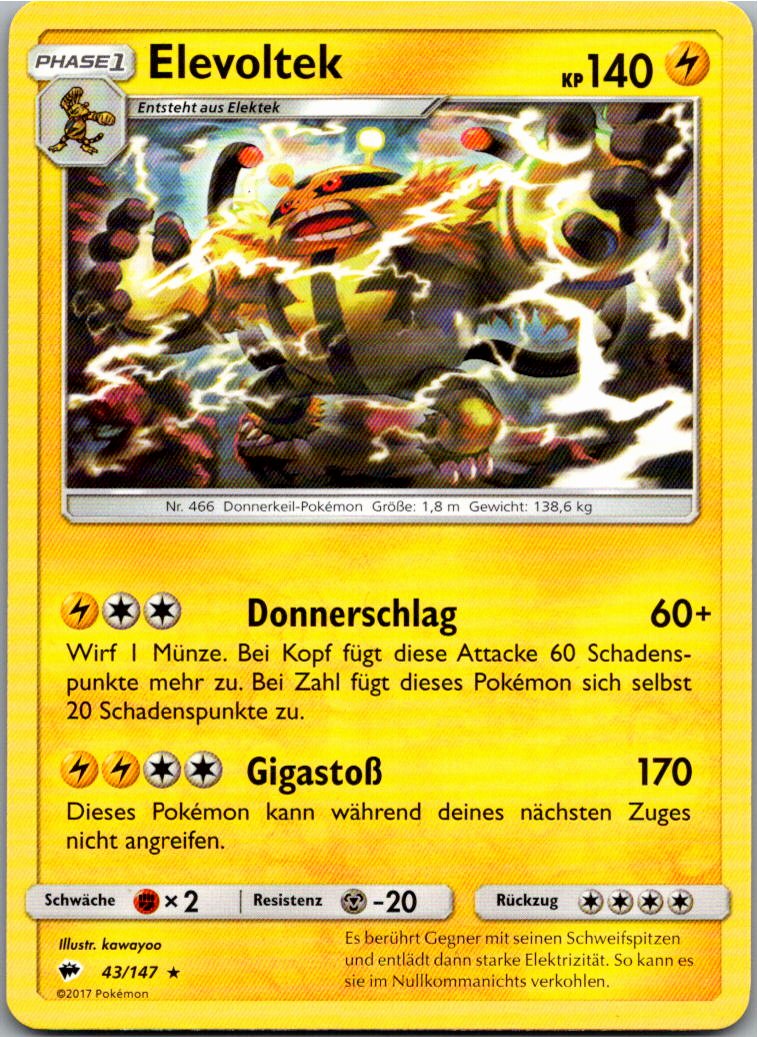 Elevoltek 43/147 Nacht in Flammen – Vorderseite