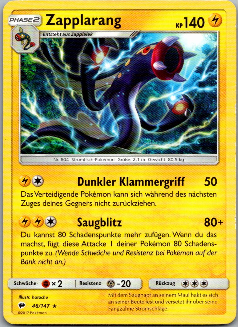 Zapplarang 46/147 Nacht in Flammen – Vorderseite