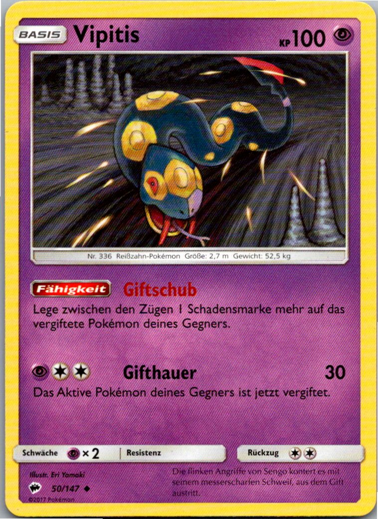 Vipitis 50/147 Nacht in Flammen – Vorderseite