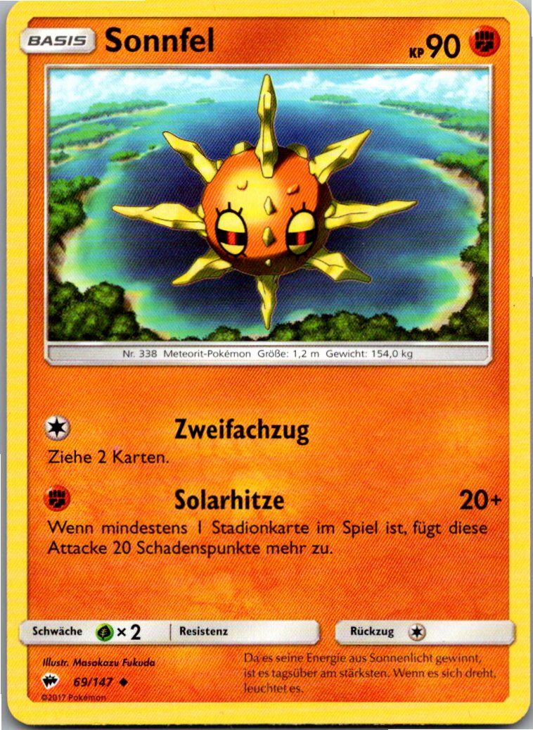 Sonnfel 69/147 Nacht in Flammen – Vorderseite