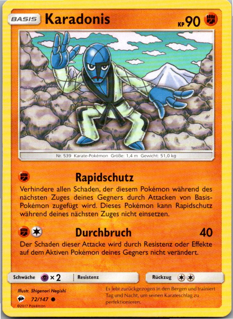 Karadonis 72/147 Nacht in Flammen – Vorderseite
