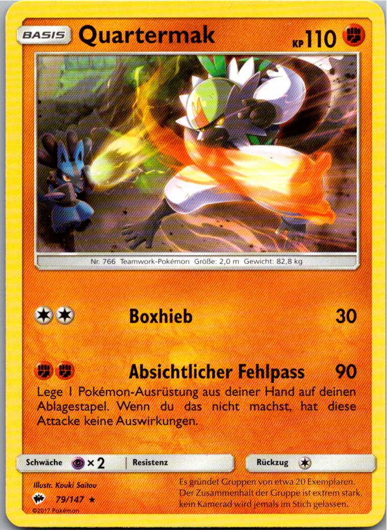Quartermak 79/147 Nacht in Flammen – Vorderseite