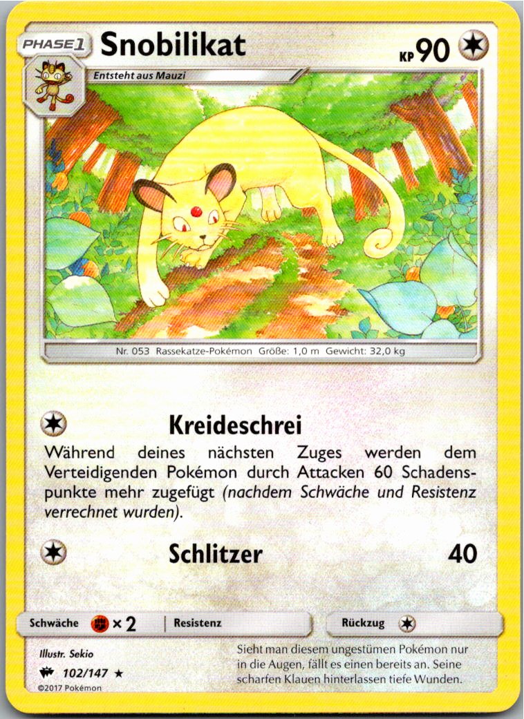Snobilikat 102/147 Nacht in Flammen – Vorderseite