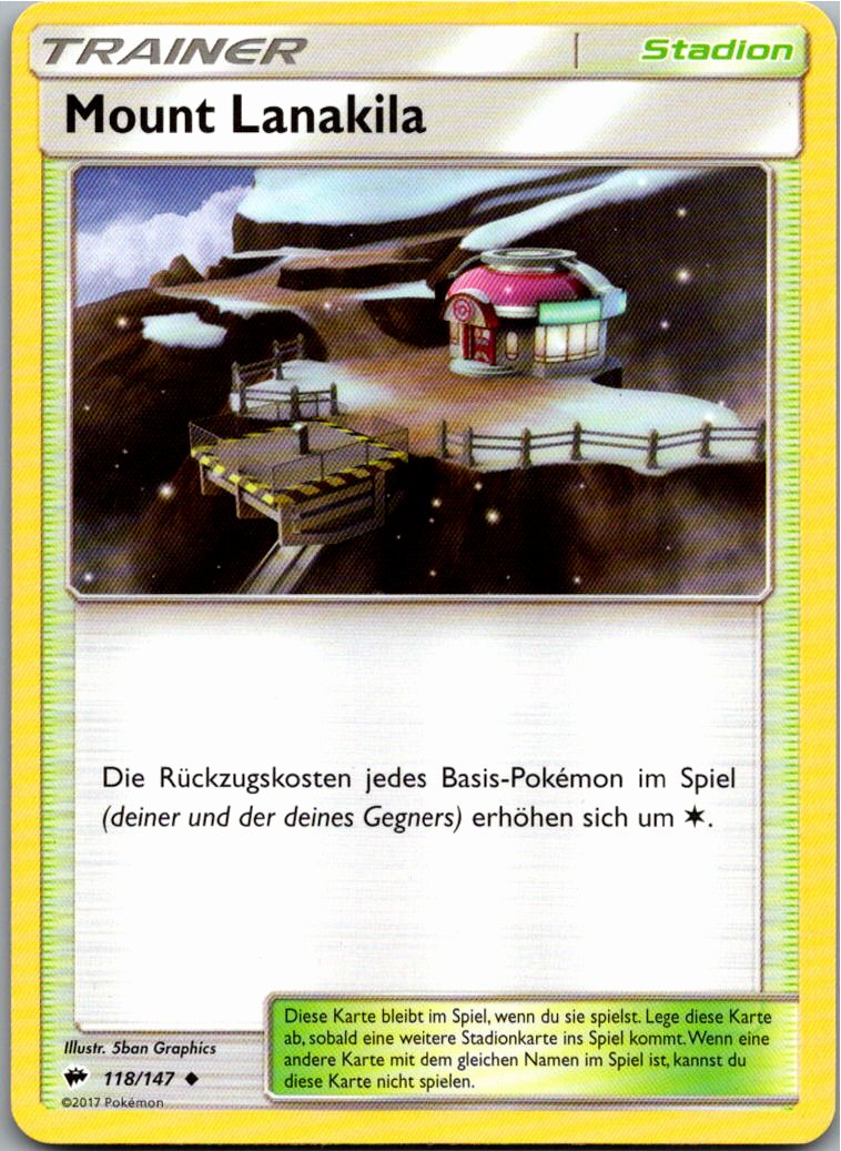 Mount Lanakila 118/147 Nacht in Flammen – Vorderseite