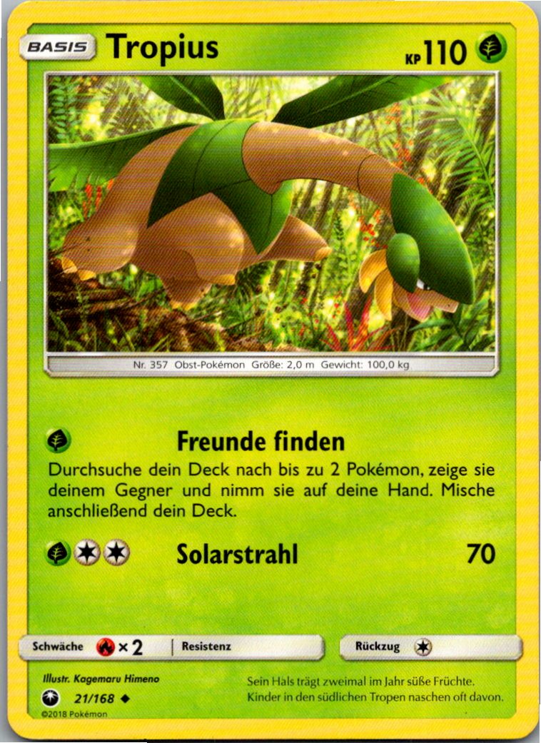 Tropius 21/168 Sturm Am Firmament – Vorderseite